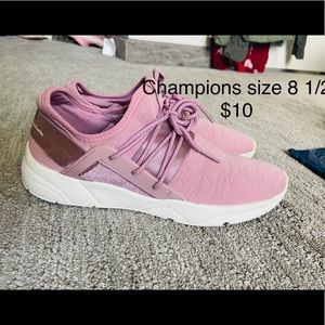 Champions size 8 1/2. Like new, lightly worn.